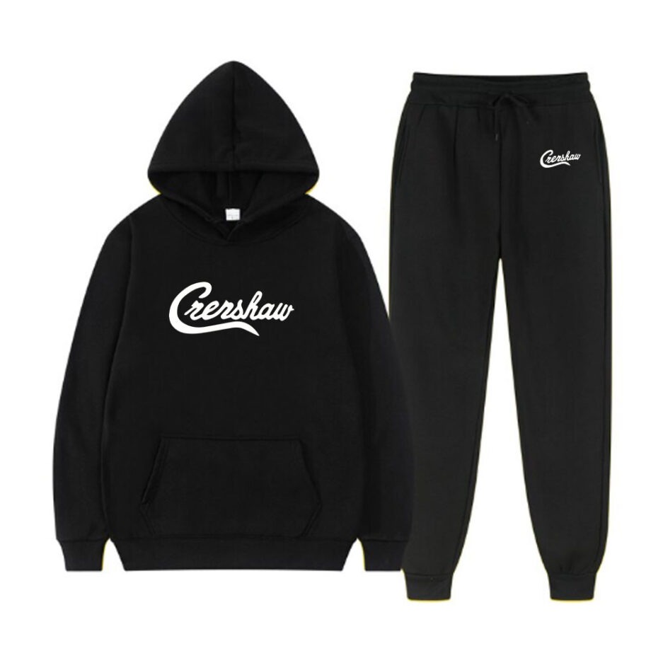 Black Essentials Cresnshaw Tracksuit Black Essentials Cresnshaw Tracksuit