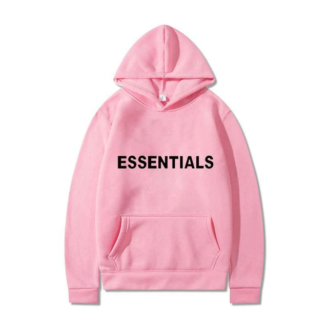 Essentials Pullover Hoodie Pink Essentials Pullover Hoodie Pink