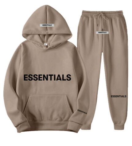 Brown Essentials Tracksuit