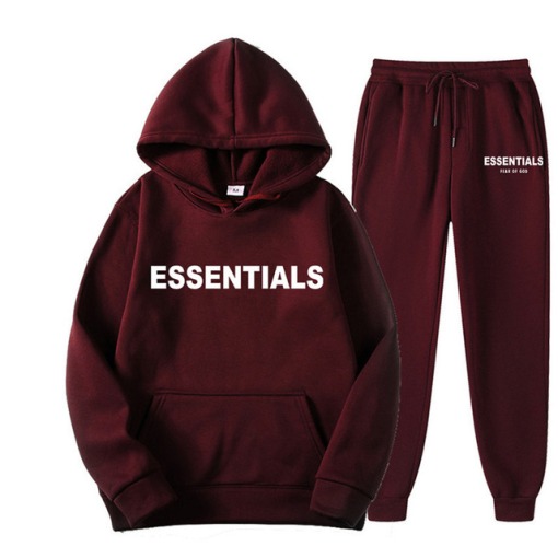 Essential Unisex Tracksuit Wine Red Essential Unisex Tracksuit Wine Red