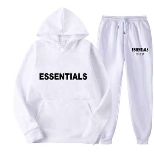Essential Unisex Tracksuit White