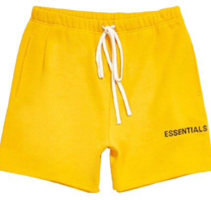 Essentials Graphic Sweat Shorts Yellow