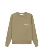 Essentials Fear of God Crewneck Sweatshirt Oak