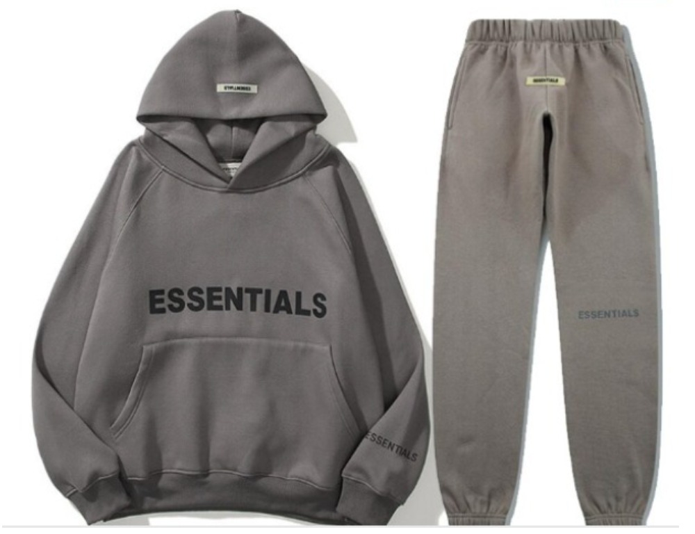 Essentials Hoodie Fear of God Gray TrackSuit Essentials Hoodie Fear of God Gray TrackSuit