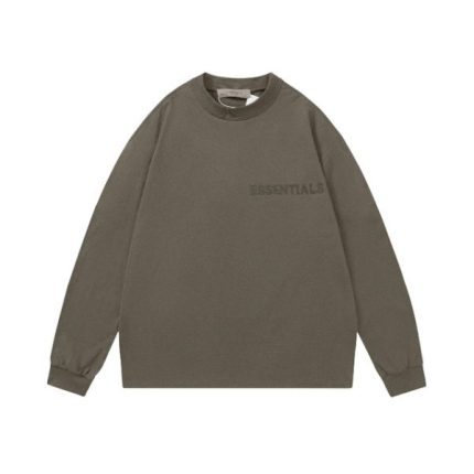 Essentials Round Neck Sweatshirt Brown