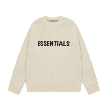 Essentials Classic Round Sweater Apricot