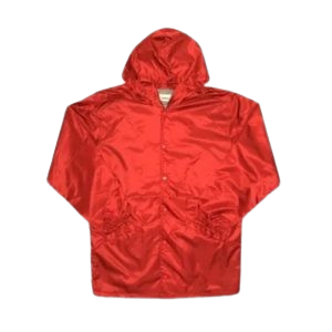 Fear of God Essentials Red Hooded Jacket