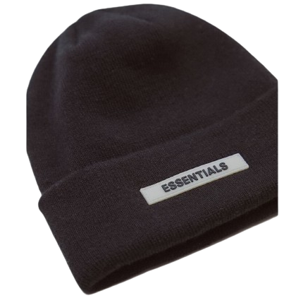 Essentials Cuff Beanie Black
