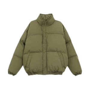 Essentials Puffer Jacket Army Green